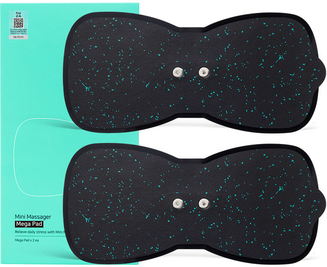 클럭 미니 마사지기 대왕 패드 2p, SP-308-pd-04, 혼합색상