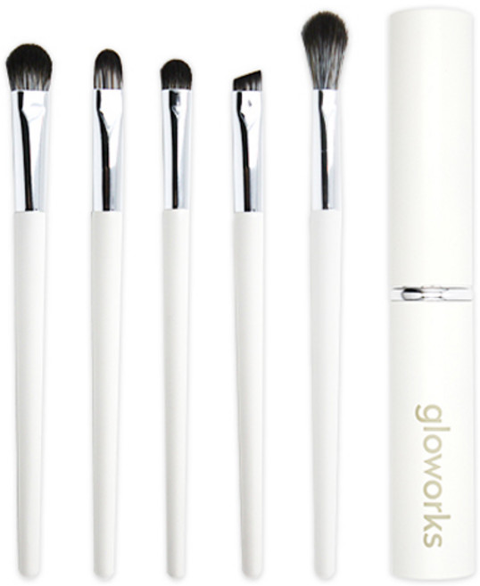 글로웍스 메이크업 브러쉬 5종 세트, 혼합색상, 1개