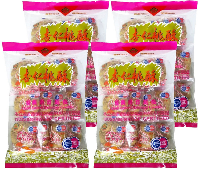正福堂 杏仁核桃酥, 300g, 4袋