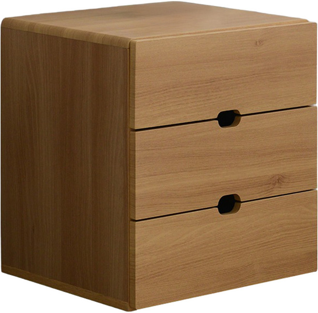 JD FURNITURE 羅米 三抽屜櫃, 相思木色, 3層