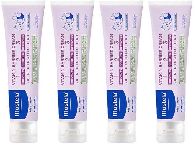 무스텔라 비타민 배리어 크림, 100ml, 4개