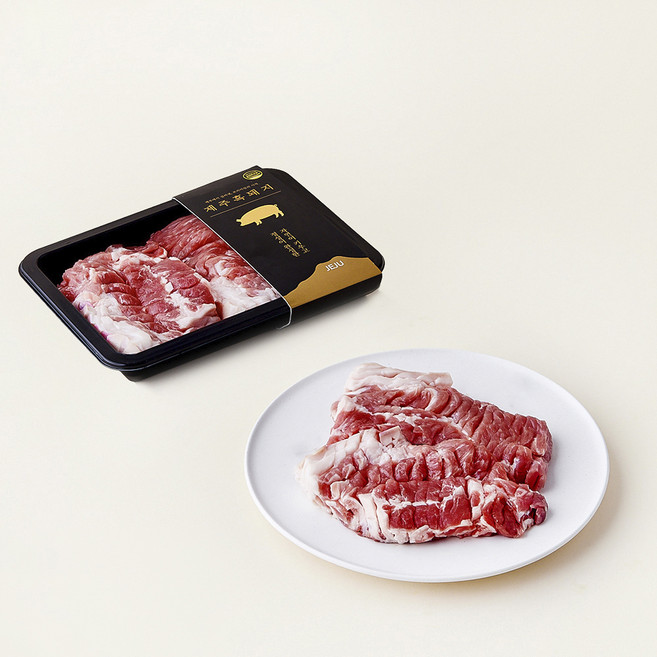 제주 흑돼지 미박칼집목심 (구이용) 500g, 1개