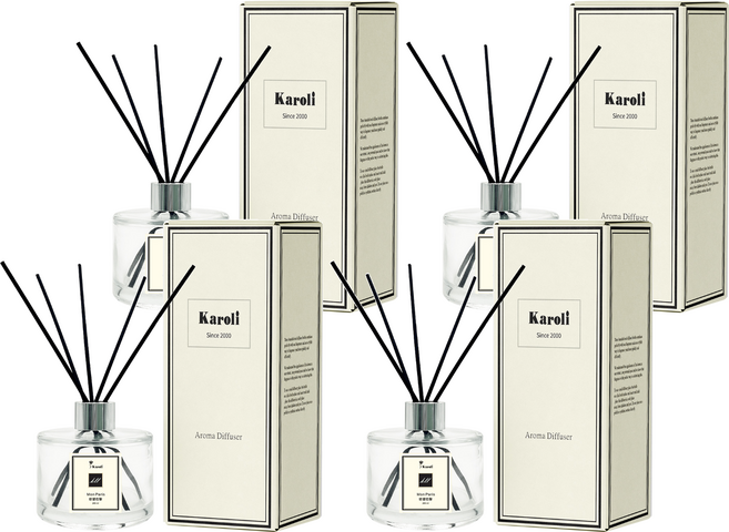 Karoli 卡蘿萊 經典璀璨香氛擴香瓶, 慾望巴黎, 200ml, 4件