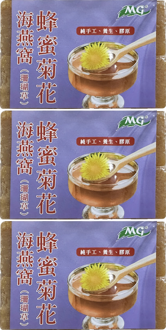 茂格生機 手工海燕窩 冰糖蜂蜜菊花, 270g, 3包