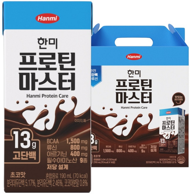 한미사이언스 프로틴 마스터, 190ml, 16개