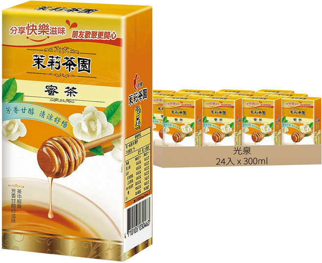 光泉 茉莉茶園 蜜茶, 300ml, 24入