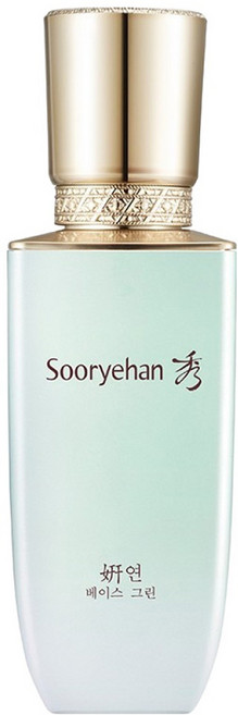 Sooryehan 秀雅韓 台灣公司貨 妍 耀妍絲絨隔離霜 SPF35 PA++ 35ml, 俏妍綠, 1瓶