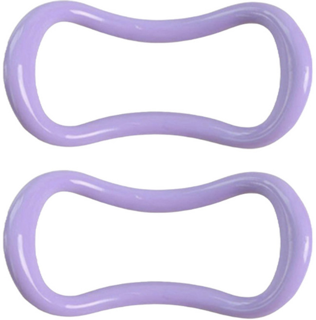 휴다온 필라테스 종아리 요가링 하드 타입, 퍼플, 2개