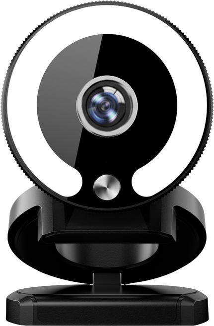 JIAHON 嘉鴻 4K超高清視訊攝影機 USB直播鏡頭, 黑色, Q18