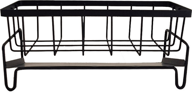 LInox 廚之坊 海綿瀝水架 66-RK-455694 23 x 9 x 11cm 310g, 黑色, 1個
