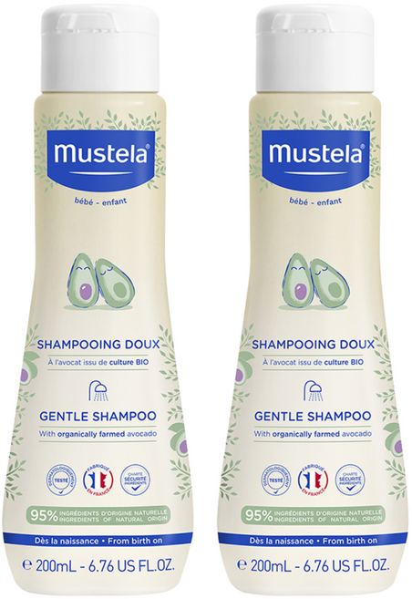 무스텔라 젠틀 샴푸, 200ml, 2개