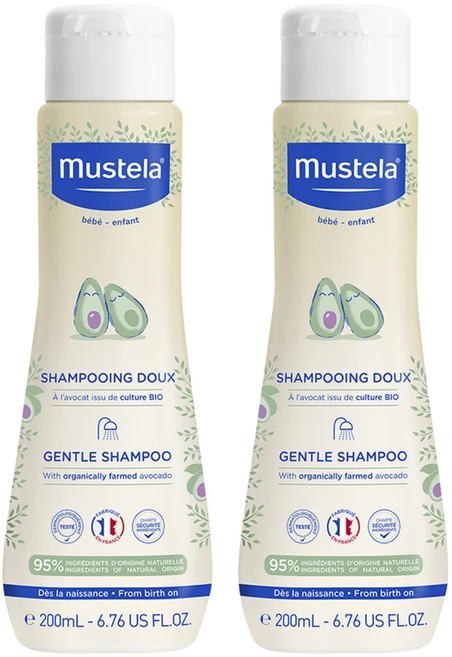 무스텔라 젠틀 샴푸, 200ml, 2개 - 쿠팡