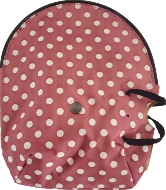 Junying Fang 立體機車手把套, 粉白點, 1雙