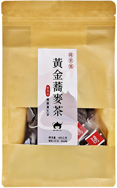 蒔茶寓 低熱量黃金蕎麥茶, 10g, 40包, 1袋