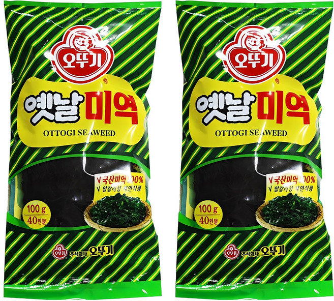 오뚜기 옛날 미역, 100g, 2개