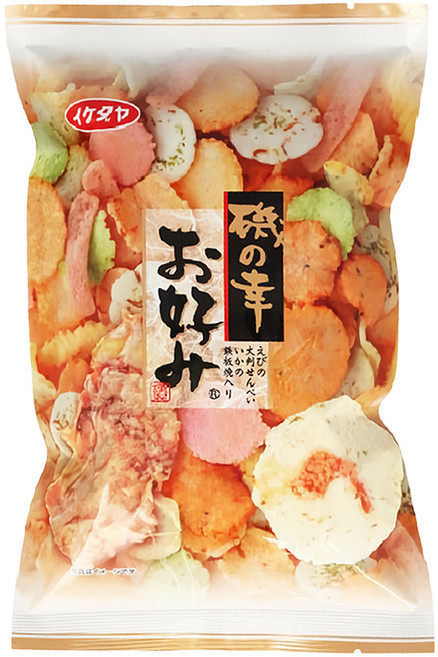 池田屋 磯幸 綜合仙貝, 110g, 1包