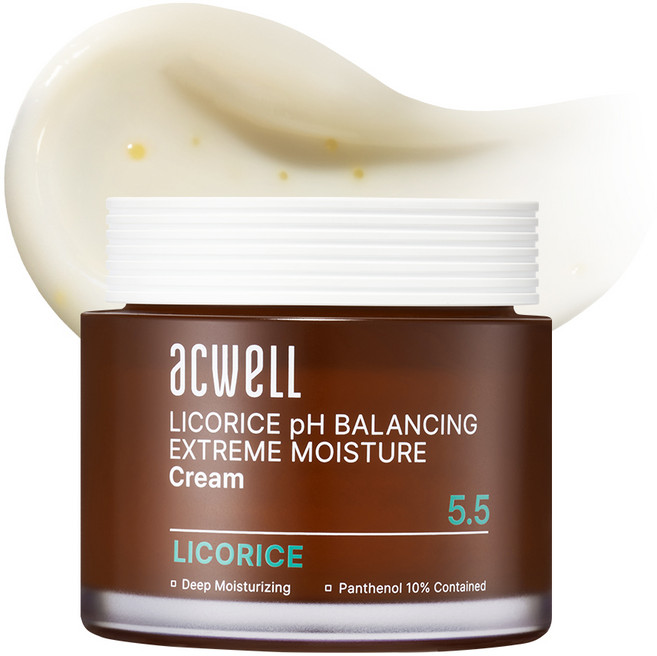아크웰 감초수 밸런싱 익스트림 모이스처 크림, 55ml, 1개