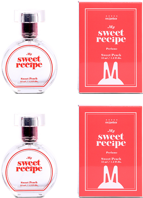 레시피박스 마이 스위트 레시피 스위트피치 어린이 향수, 35ml, 2개