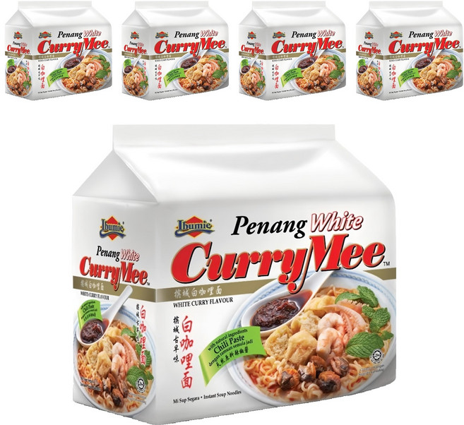 Ibumie 益福 檳城白咖哩湯麵 經濟包 105g, 20包