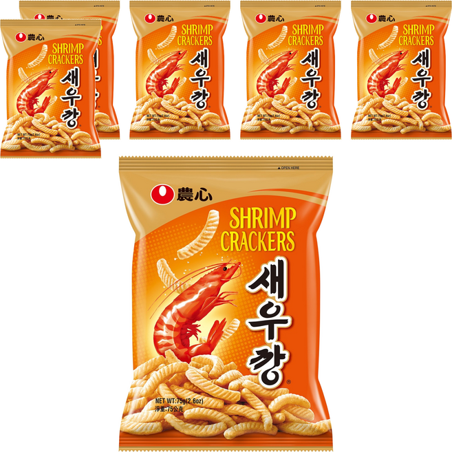 NONGSHIM 農心 蝦味條, 75g, 6包