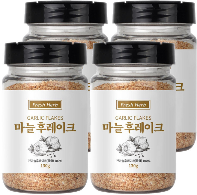 신선약초 마늘 후레이크, 130g, 4개