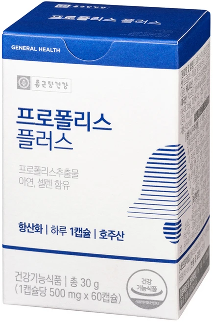 종근당건강 프로폴리스 플러스, 60정, 1개 - 쿠팡