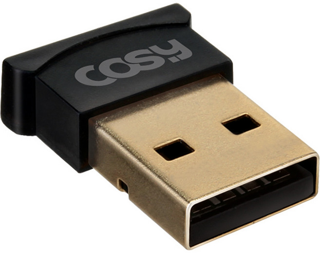코시 USB 블루투스 5.0 동글 무선 리시버 수신기, DG4073BT, 블랙