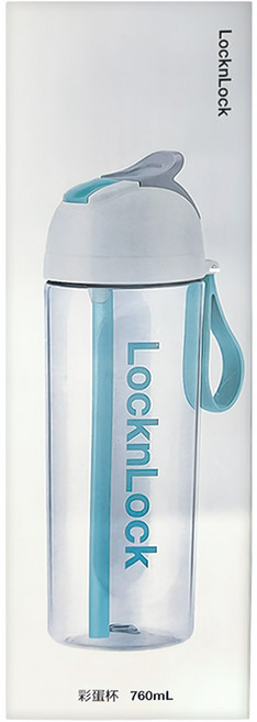 LocknLock 樂扣樂扣 彩蛋杯 760ml, 透明色, 1個