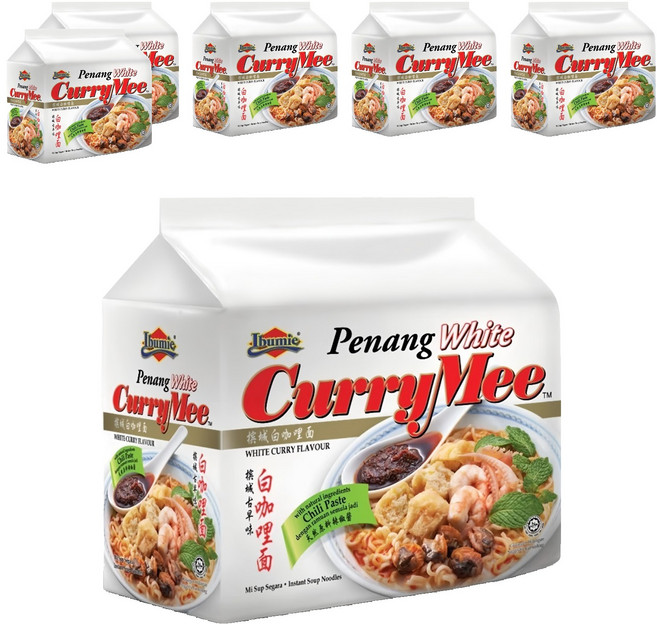Ibumie 益福 檳城白咖哩湯麵 經濟包 105g, 24包