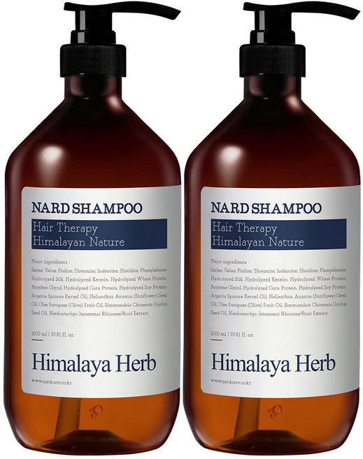 나드 샴푸 라벤더머스크향, 1L, 2개