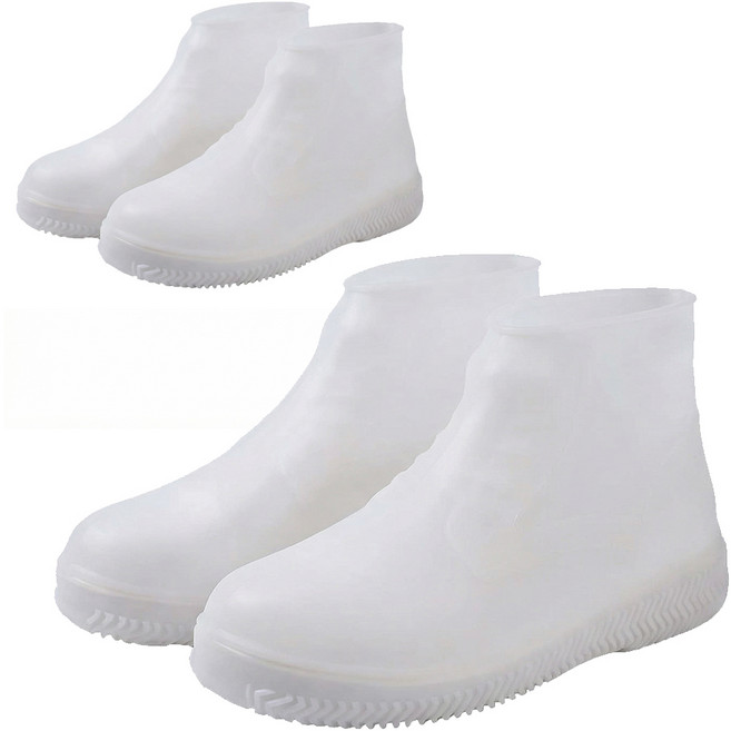 마메 신발 방수커버 소형, 반투명, 4개