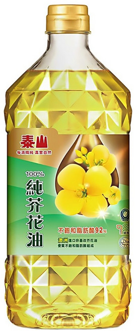 TAISUN 泰山 純芥花油, 1.5L, 1瓶