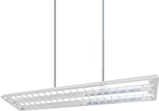 LED 4尺2管教室懸吊燈空台 T8, 1個