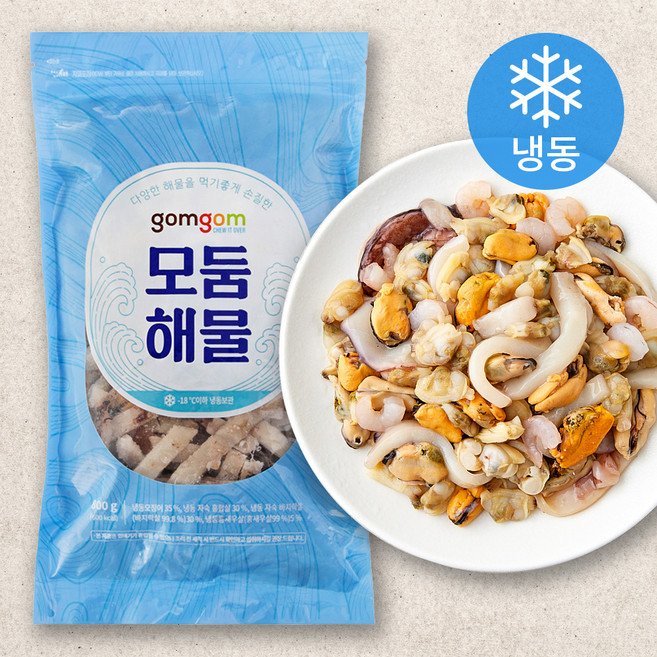 곰곰 모둠 해물 (냉동), 800g, 1개
