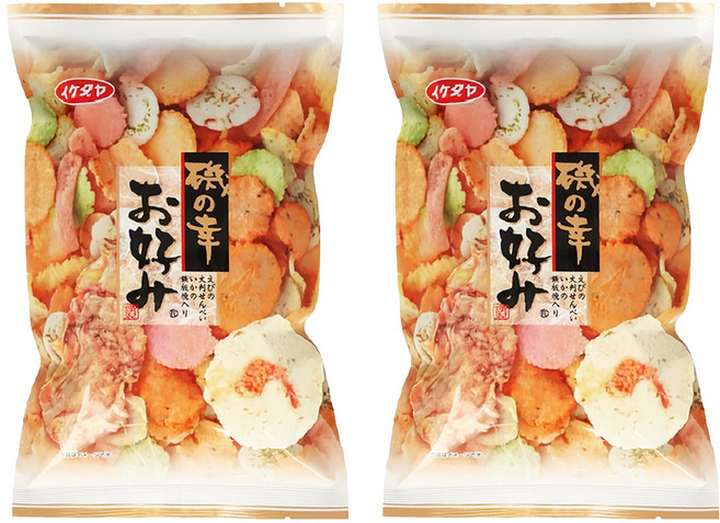 池田屋 磯幸 綜合仙貝, 110g, 2包