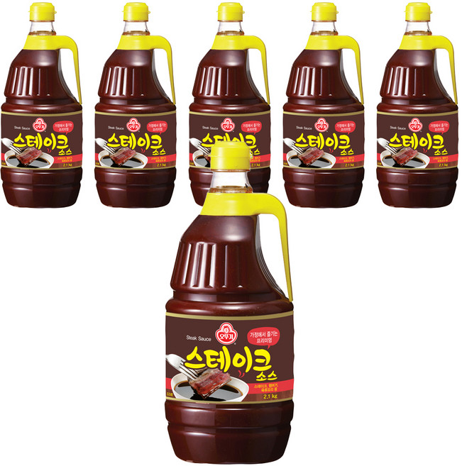 오뚜기 스테이크 소스, 2.1kg, 6개