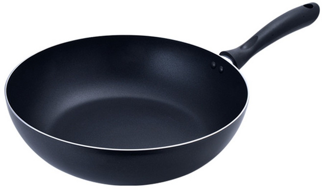 MiyAco 米雅可 黑晶導磁 不沾深型平底鍋 無蓋 MY-B05P280, 28cm, 1個