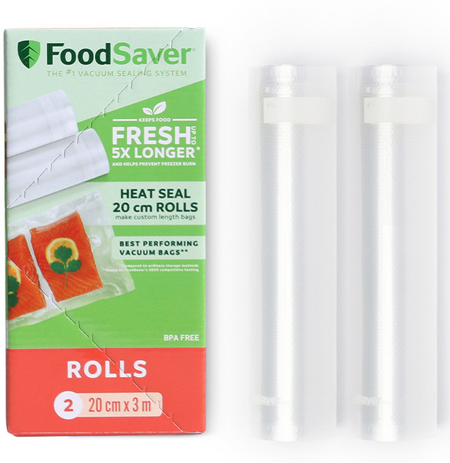 푸드세이버 진공밀봉롤 20cm 2p, FSFSBF0526-071, 1개