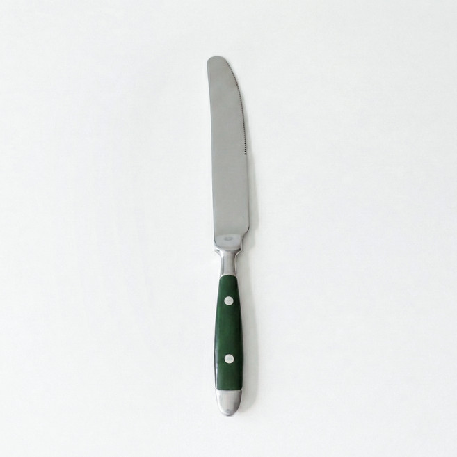 카모메키친 오스테리아 디너 커트러리 나이프, 그린, 1개