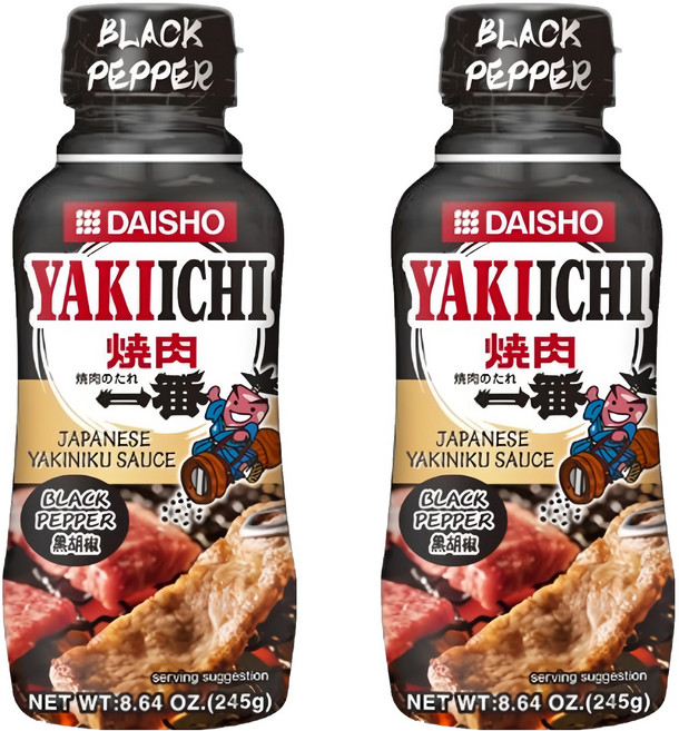 DAISHO 大逸昌 YAKIICHI 黑胡椒烤肉沾醬, 2個, 245g