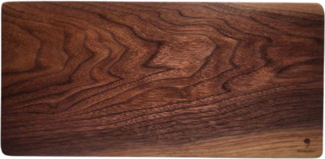 콤마 월넛 원목 수제 플레이팅 나무도마, 블랙월넛