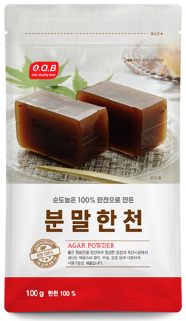 OQB 분말한천, 100g, 1개