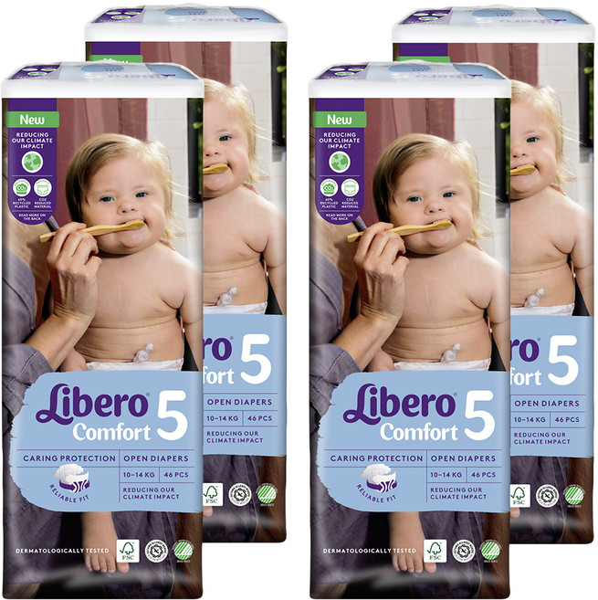 리베로 밴드형 기저귀 유아용, 5단계, 184매