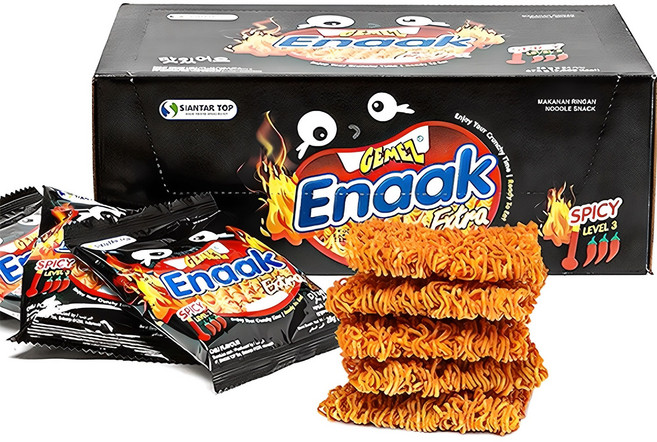 에낙 스파이시 레벨3 라면과자, 672g, 1개