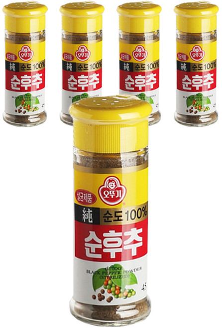 오뚜기 순후추, 45g, 5개