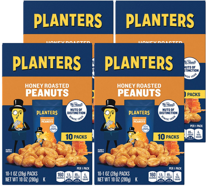 PLANTERS 대상 허니 로스티드 피넛, 28g, 40개