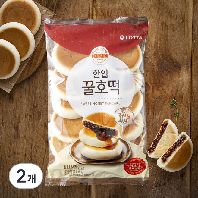 기린 꿀호떡, 250g, 1개입, 2개