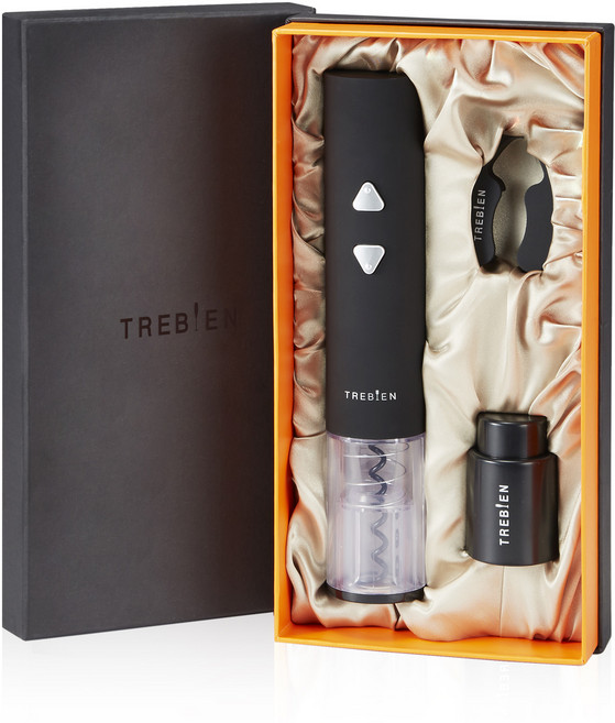 트레비앙 전동와인오프너 DM-612 건전지식 5 x 26 cm, 블랙, 1개, 1개