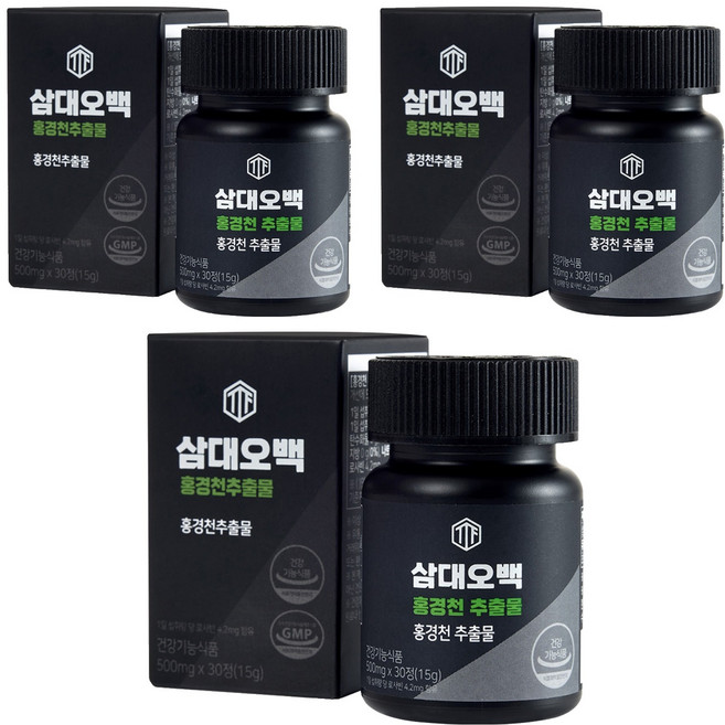 삼대오백 홍경천 추출물 15g, 30정, 3개