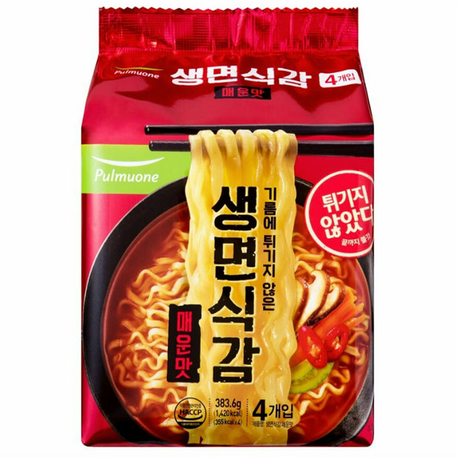 생면식감 매운맛 95.9g, 4개